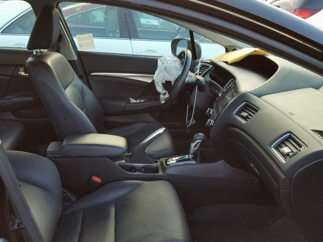 19XFB2F93EE261661 - 2014 HONDA CIVIC EXL BLACK photo 5