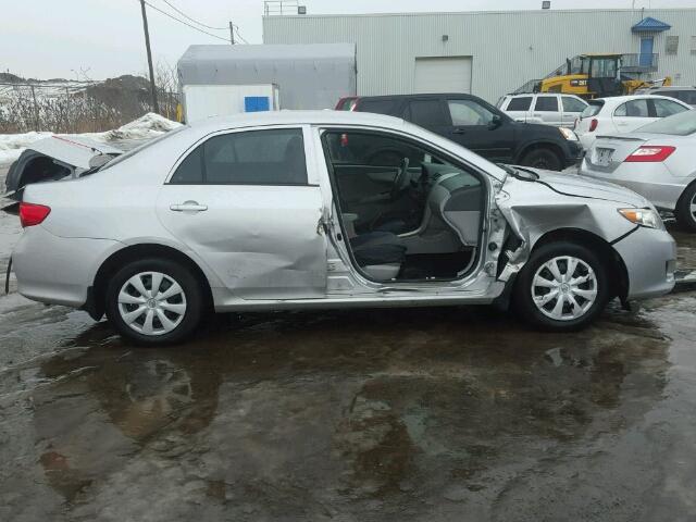 2T1BU40E69C188638 - 2009 TOYOTA COROLLA BA SILVER photo 9