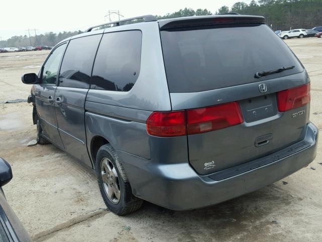 2HKRL18641H624515 - 2001 HONDA ODYSSEY EX GRAY photo 3