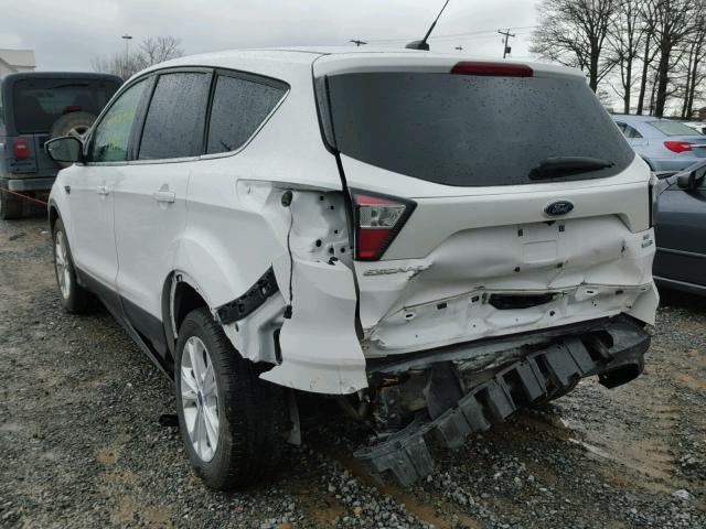 1FMCU9GD9HUC98031 - 2017 FORD ESCAPE SE WHITE photo 3