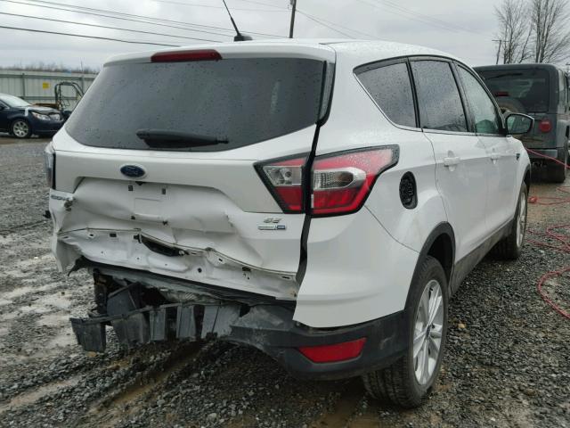 1FMCU9GD9HUC98031 - 2017 FORD ESCAPE SE WHITE photo 4