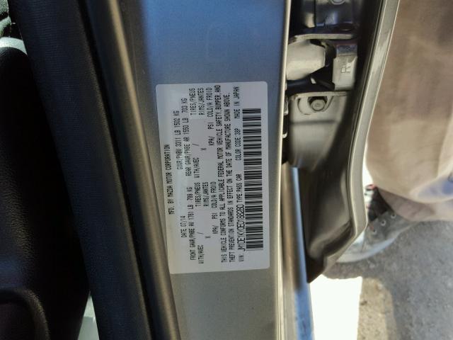 JM1DE1KY0E0188280 - 2014 MAZDA MAZDA2 SPO 灰色 照片 10