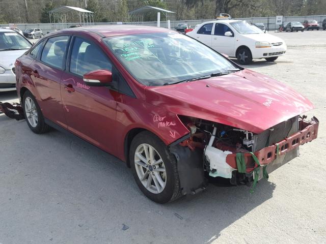 1FADP3F27GL381738 - 2016 FORD FOCUS SE RED photo 1