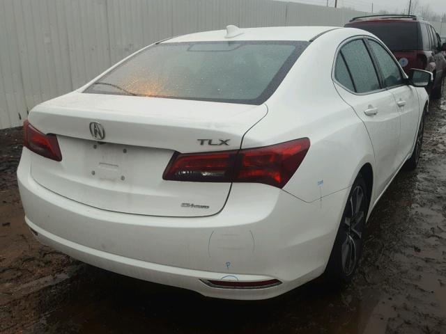 19UUB3F54FA000507 - 2015 ACURA TLX TECH WHITE photo 4