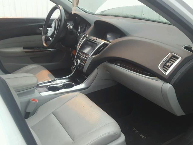 19UUB3F54FA000507 - 2015 ACURA TLX TECH WHITE photo 5