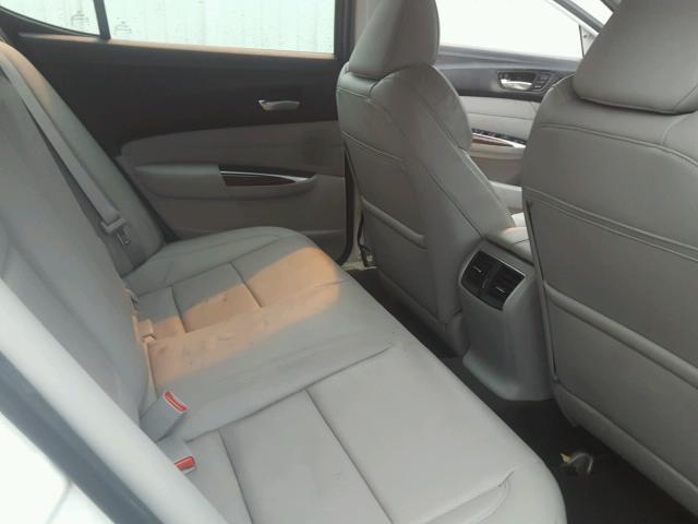 19UUB3F54FA000507 - 2015 ACURA TLX TECH WHITE photo 6