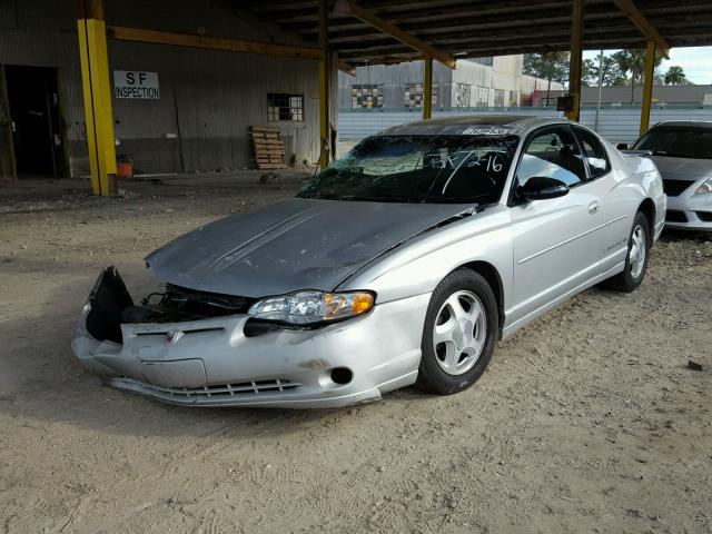 2G1WX15K019237318 - 2001 CHEVROLET MONTE CARL SILVER photo 2