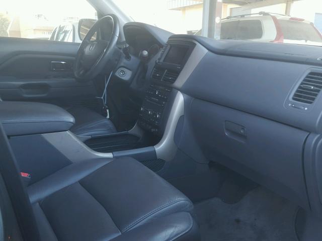 5FNYF18747B025598 - 2007 HONDA PILOT EXL GRAY photo 5