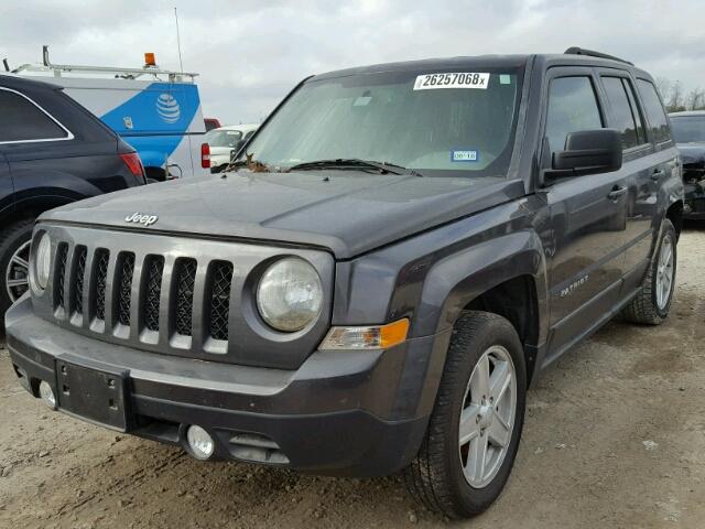 1C4NJPBB2ED794171 - 2014 JEEP PATRIOT SP GRAY photo 2