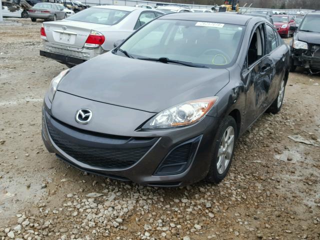 JM1BL1SF8A1262836 - 2010 MAZDA 3 I GRAY photo 2