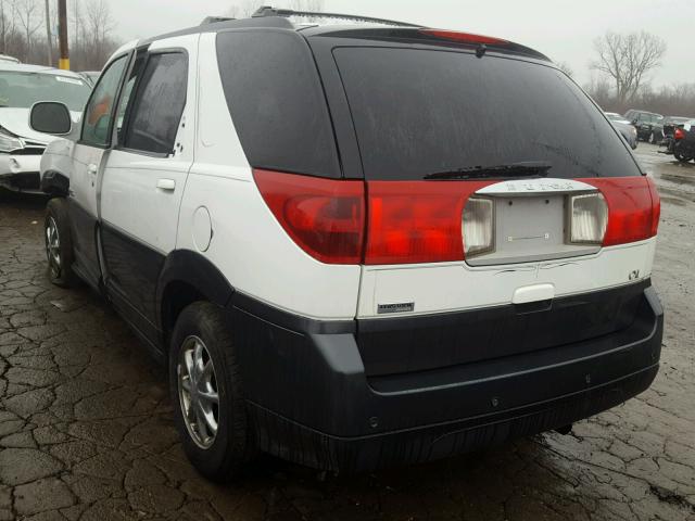 3G5DB03E03S572614 - 2003 BUICK RENDEZVOUS WHITE photo 3