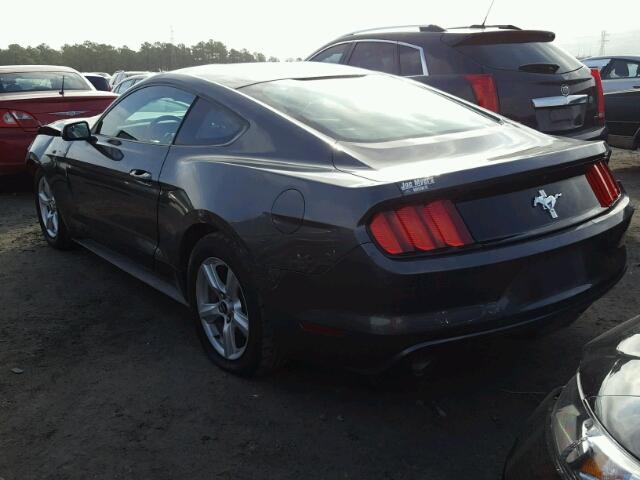 1FA6P8AM4F5375266 - 2015 FORD MUSTANG GRAY photo 3