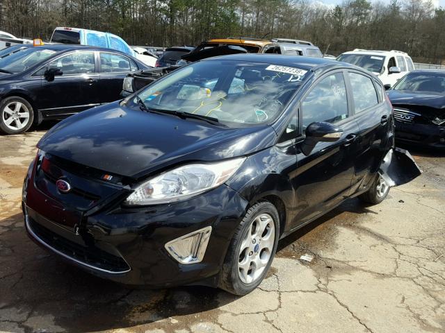 3FADP4FJ7CM126674 - 2012 FORD FIESTA SES BLACK photo 2