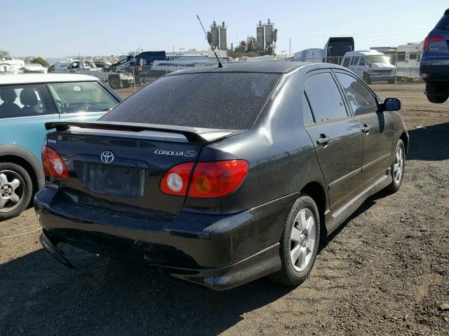 1NXBR32E33Z188921 - 2003 TOYOTA COROLLA CE BLACK photo 4