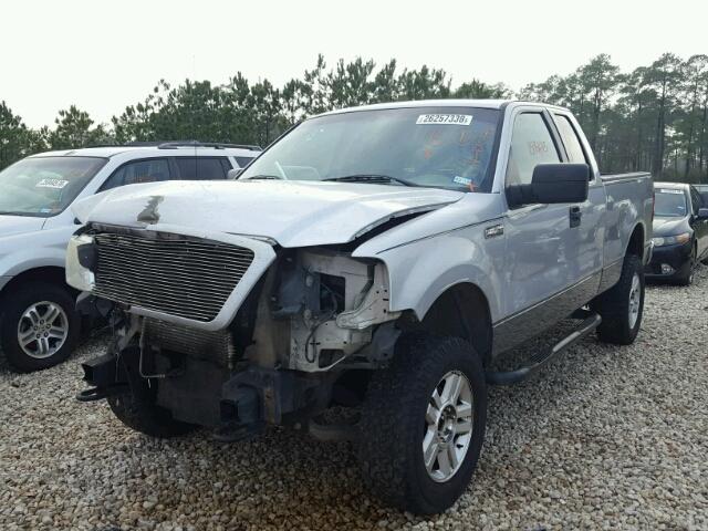 1FTPX14565FB10674 - 2005 FORD F150 GRAY photo 2