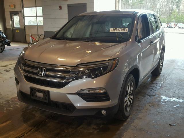 5FNYF6H38HB078557 - 2017 HONDA PILOT EX GRAY photo 2