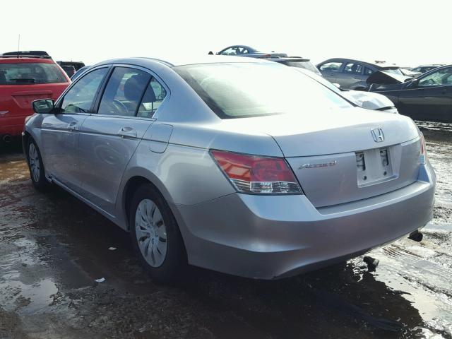 JHMCP26338C076083 - 2008 HONDA ACCORD LX SILVER photo 3