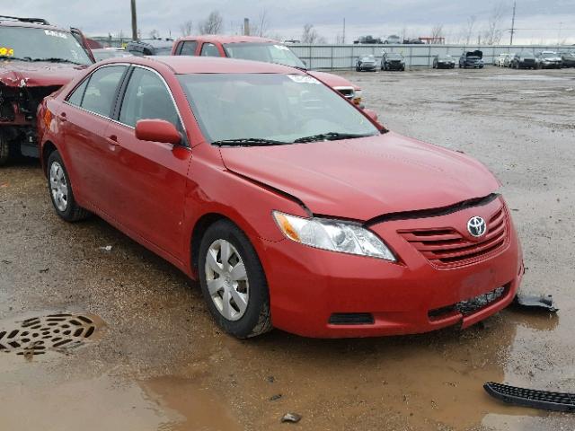 4T1BE46K27U120262 - 2007 TOYOTA CAMRY LE A RED photo 1