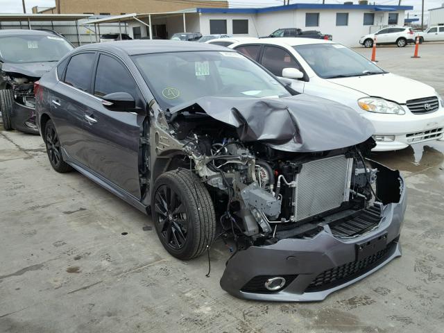 3N1AB7AP0HY356634 - 2017 NISSAN SENTRA S GRAY photo 1