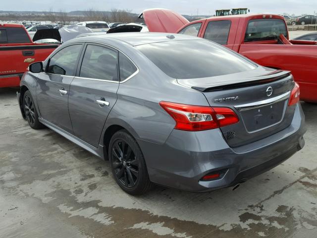 3N1AB7AP0HY356634 - 2017 NISSAN SENTRA S GRAY photo 4