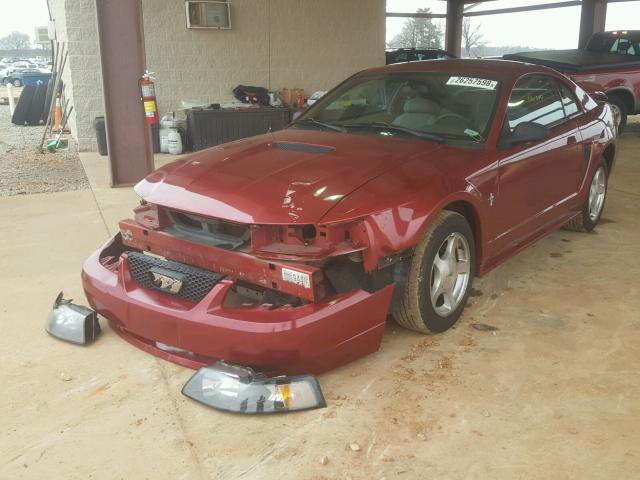 1FAFP404X1F167194 - 2001 FORD MUSTANG RED photo 2