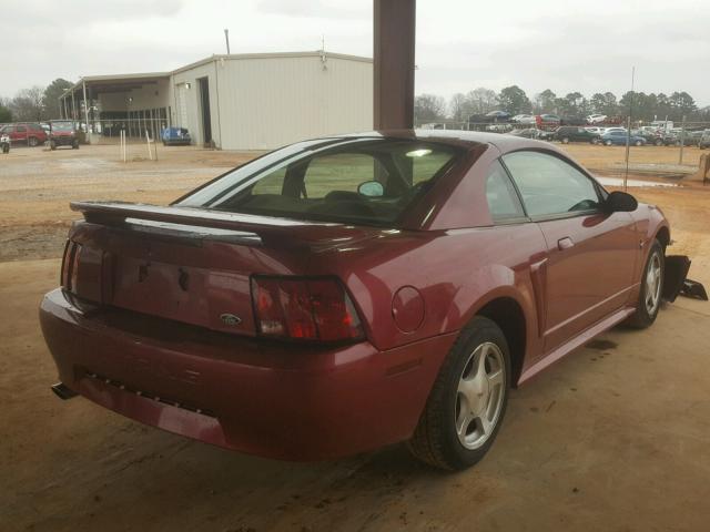 1FAFP404X1F167194 - 2001 FORD MUSTANG RED photo 4