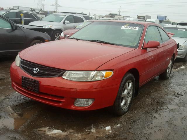 2T1CF22P3XC161153 - 1999 TOYOTA CAMRY SOLA RED photo 2