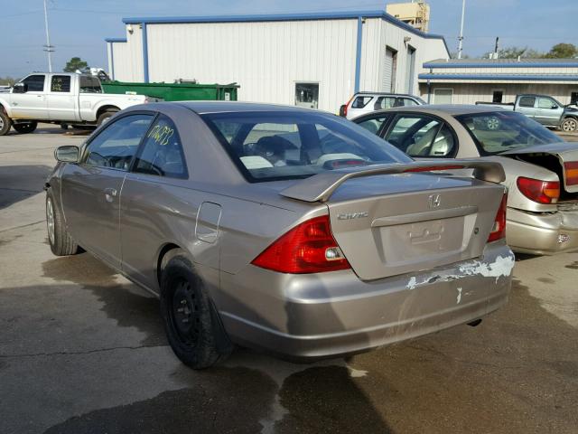 1HGEM22952L026355 - 2002 HONDA CIVIC EX Qızıl foto 3
