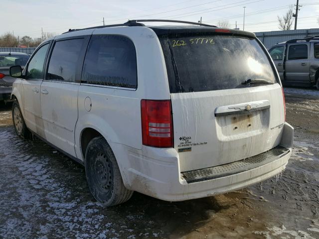 2A8HR44EX9R527075 - 2009 CHRYSLER TOWN & COU WHITE photo 3