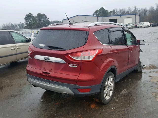 1FMCU0JX7EUC15898 - 2014 FORD ESCAPE TIT RED photo 4