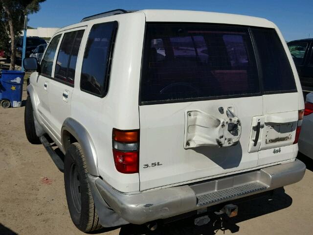 JACDJ58X6W7902731 - 1998 ISUZU TROOPER S WHITE photo 3