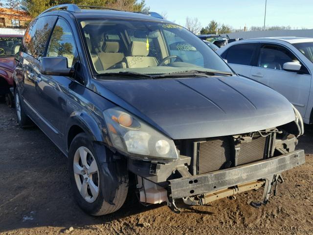 5N1BV28U87N119887 - 2007 NISSAN QUEST S SILVER photo 1