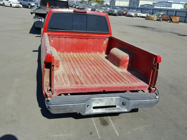 1N6SD11S7VC308868 - 1997 NISSAN TRUCK BASE RED photo 6