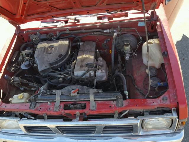 1N6SD11S7VC308868 - 1997 NISSAN TRUCK BASE RED photo 7