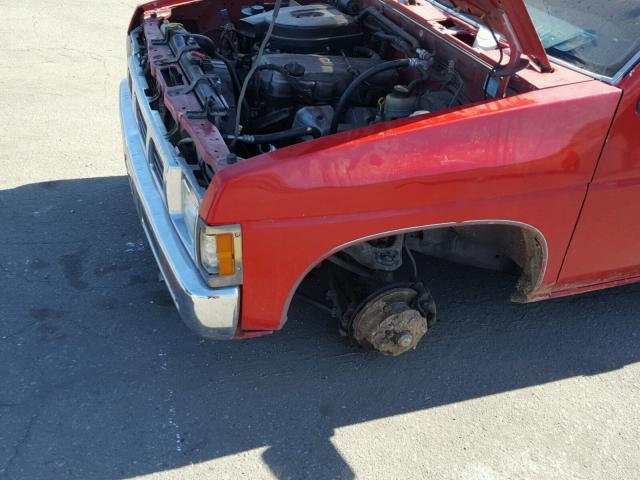 1N6SD11S7VC308868 - 1997 NISSAN TRUCK BASE RED photo 9