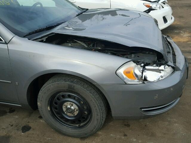 2G1WS551569374985 - 2006 CHEVROLET IMPALA POL GRAY photo 9