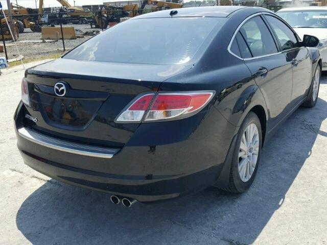 1YVHZ8CH3A5M15384 - 2010 MAZDA MAZDA6I BLACK photo 4