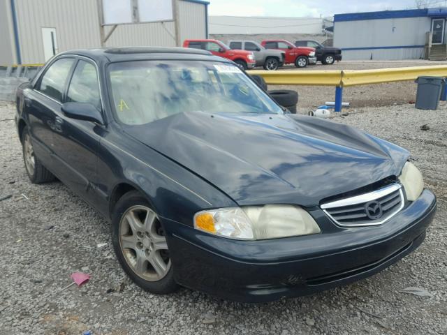 1YVGF22D025271889 - 2002 MAZDA 626 ES GREEN photo 1