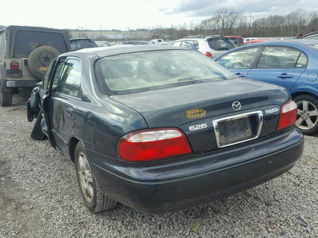 1YVGF22D025271889 - 2002 MAZDA 626 ES GREEN photo 3