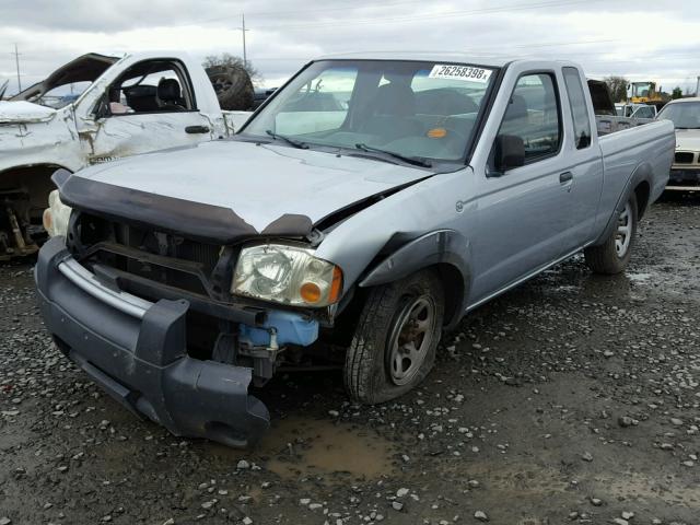 1N6DD26S02C377744 - 2002 NISSAN FRONTIER K SILVER photo 2