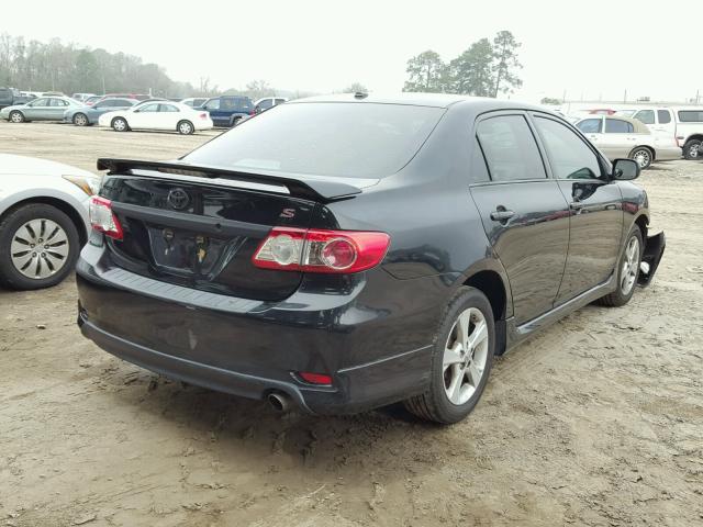 2T1BU4EE4BC602272 - 2011 TOYOTA COROLLA S BLACK photo 4