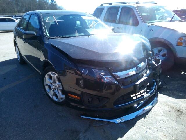 3FAHP0HA7AR210369 - 2010 FORD FUSION SE BLACK photo 1