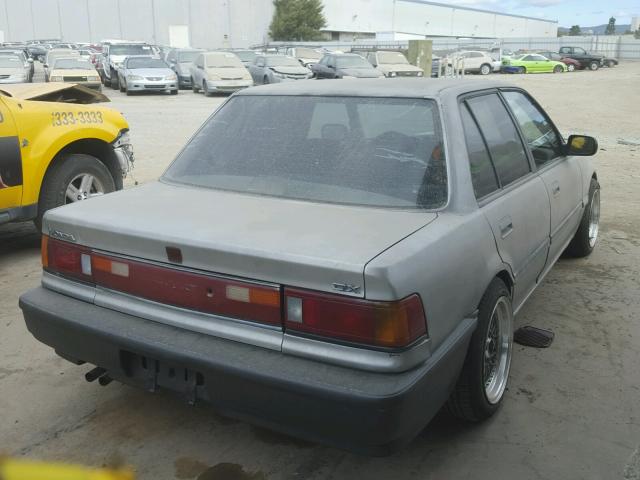 1HGED4666LA027121 - 1990 HONDA CIVIC EX SILVER photo 4