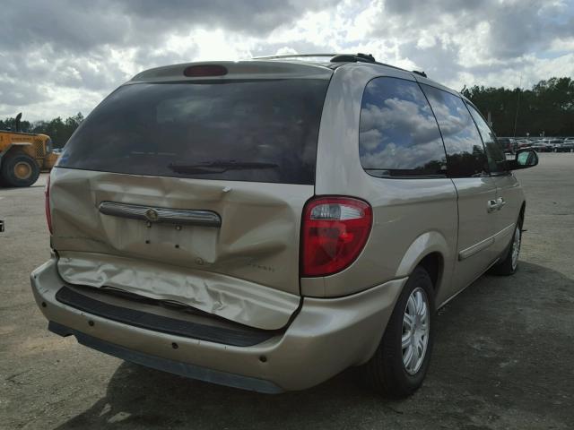 2A4GP54L86R743722 - 2006 CHRYSLER TOWN & COU GOLD photo 4