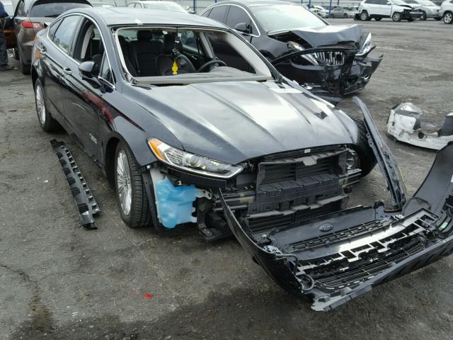 3FA6P0PU1ER316812 - 2014 FORD FUSION SE BLACK photo 1