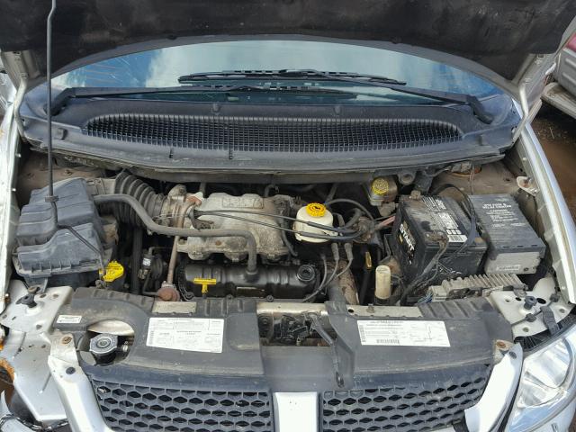 2B8GP54L41R138915 - 2001 DODGE GRAND CARA SILVER photo 7