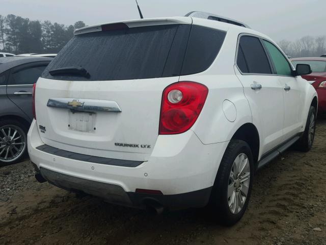 2CNFLGEYXA6211297 - 2010 CHEVROLET EQUINOX LT WHITE photo 4