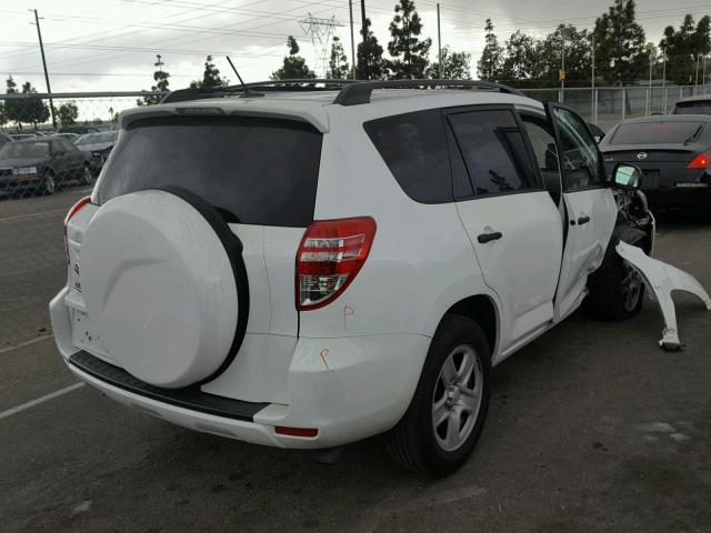 2T3KF4DV2CW136229 - 2012 TOYOTA RAV4 WHITE photo 4