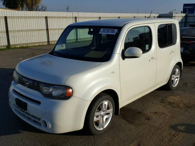 JN8AZ2KR6BT207824 - 2011 NISSAN CUBE BASE WHITE photo 2