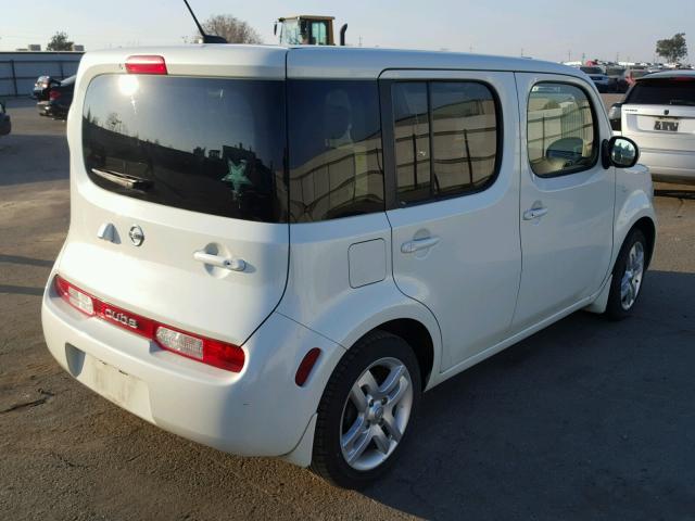 JN8AZ2KR6BT207824 - 2011 NISSAN CUBE BASE WHITE photo 4